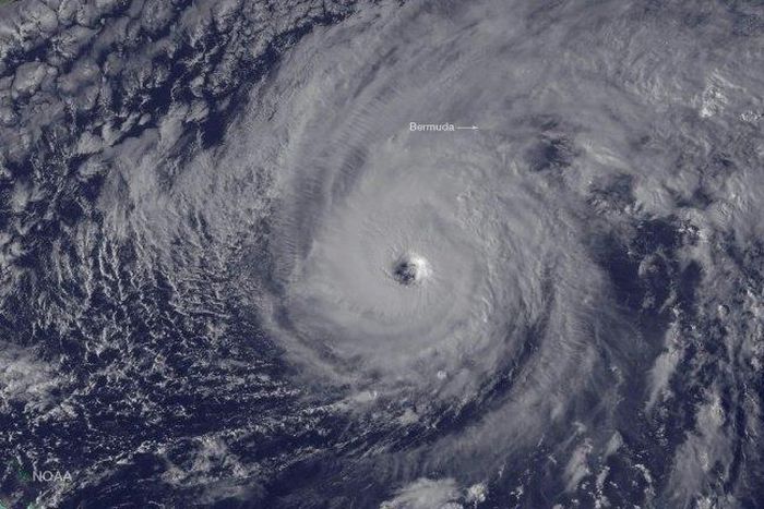 An average season produces 12 named storms of which six become hurricanes, such as Hurricane Nicole, seen here approaching Bermuda on October 13, 2016