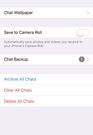 WhatsApp settings (courtesy)