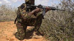 File image of a KDF soldier during a past operation