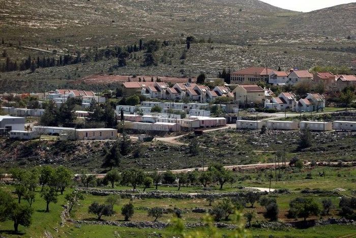 The Jewish settlement of Shvut Rachel, near the Palestinian village of Khirbet Sarra is seen in the West Bank between Ramallah and Nablus
