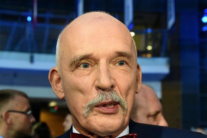 Janusz Korwin-Mikk has previously courted controversy by calling refugees "human garbage"
