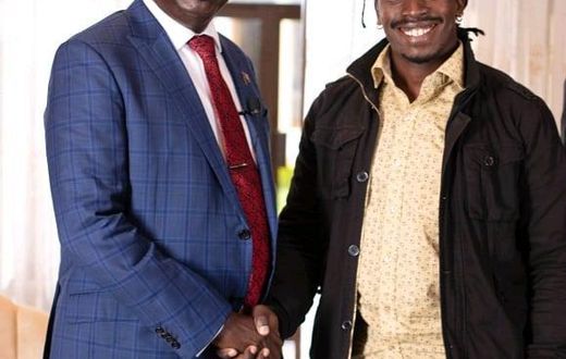Video Director Mushking with Raila Odinga