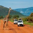 Tourists during a past tour of Tsavo East