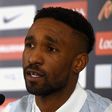 England's striker Jermain Defoe speaks during a press conference at St George's Park in Burton-on-Trent on March 20, 2017, ahead of their int'l friendly against Germany in Dortmund