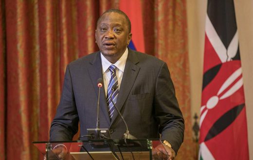 President Uhuru Kenyatta during his recent visit to Mauritius (PSCU)