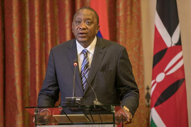 President Uhuru Kenyatta during his recent visit to Mauritius (PSCU)