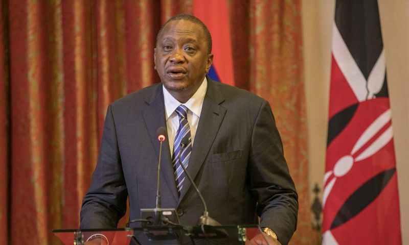 President Uhuru Kenyatta during his recent visit to Mauritius (PSCU)
