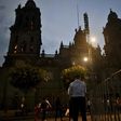 A priest is stabbed in the neck by a man identifying himself as a US national at the cathedral on El Zocalo square in Mexico City