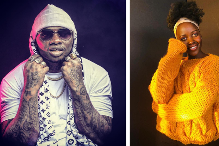 Lupita Nyong'o and Khaligraph Jones