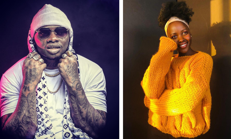 Lupita Nyong'o and Khaligraph Jones