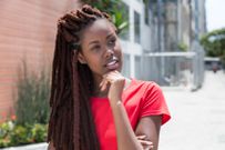 Lady thinking(accrafm)