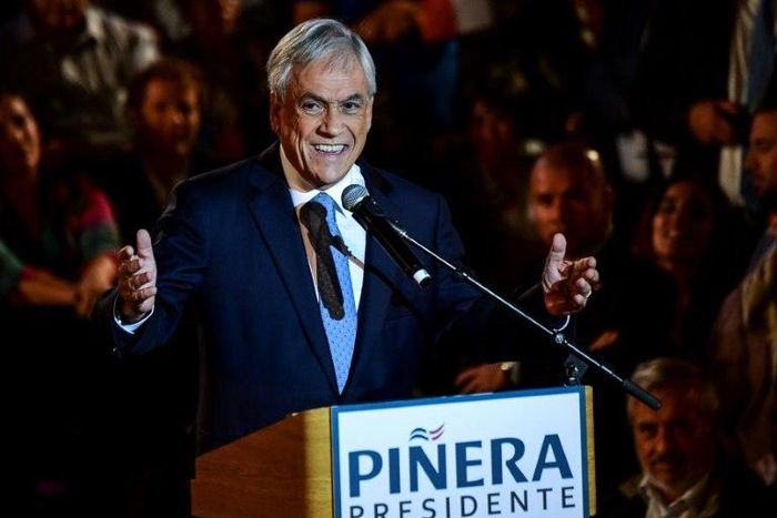Former Chilean president Sebastian Pinera announces he is going to stand for office again after being in power 2010-2014