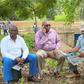 Kabete MP Ferdinand Waititu (reading newspaper), Thika Town MP Alice Nganga (right).