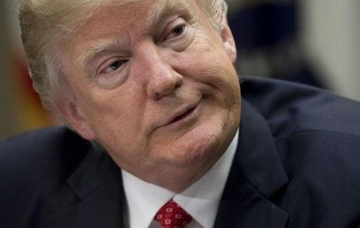 US President Donald Trump speaks during a meeting with county sheriffs in the Roosevelt Room of the White House in Washington, DC, February 7, 2017.