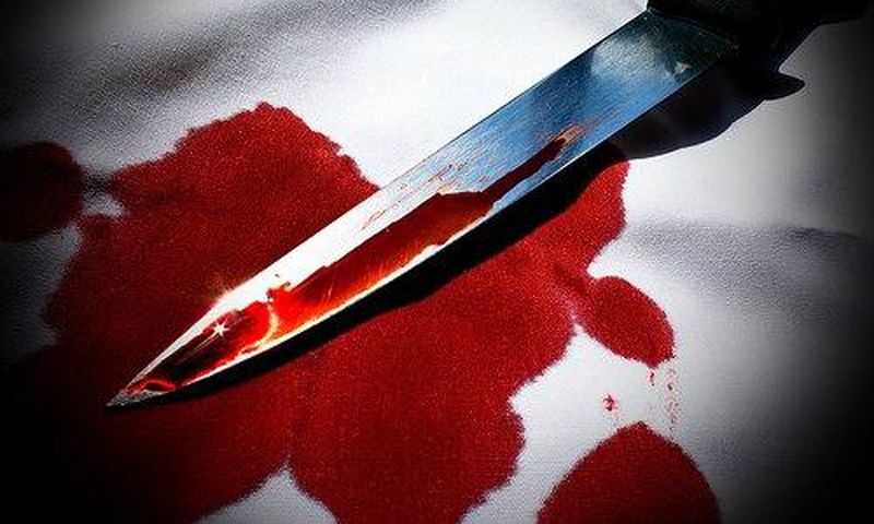 Bloody knife