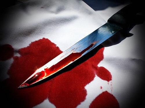 Bloody knife