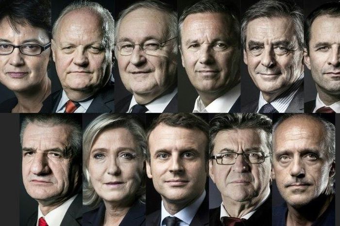 Eleven candidates are running in France's 2017 presidential election, which will hold its first round on April 23, 2017