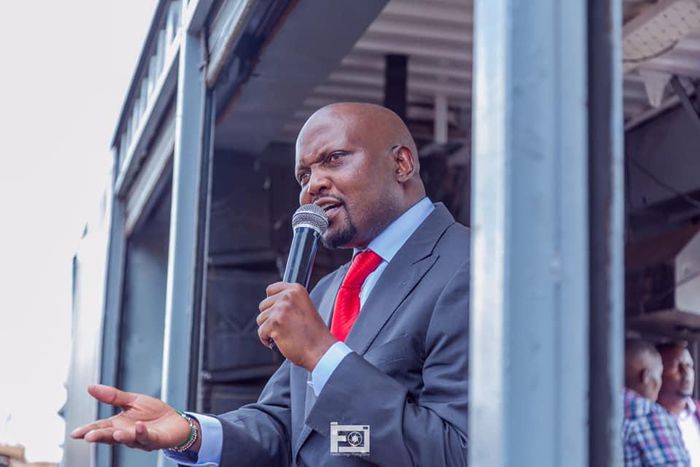 Gatundu South MP Moses Kuria during a past public address (Twitter)