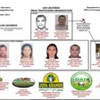 Handout photo chart courtesy of the US Treasury Office of Foreign Assets Control shows the 2013 Los Cachiros drug trafficking cartel