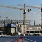 The construction site for the new terminal B at Moscow's Sheremetyevo airport, part of preparations for the 2018 FIFA World Cup, pictured on October 25, 2016