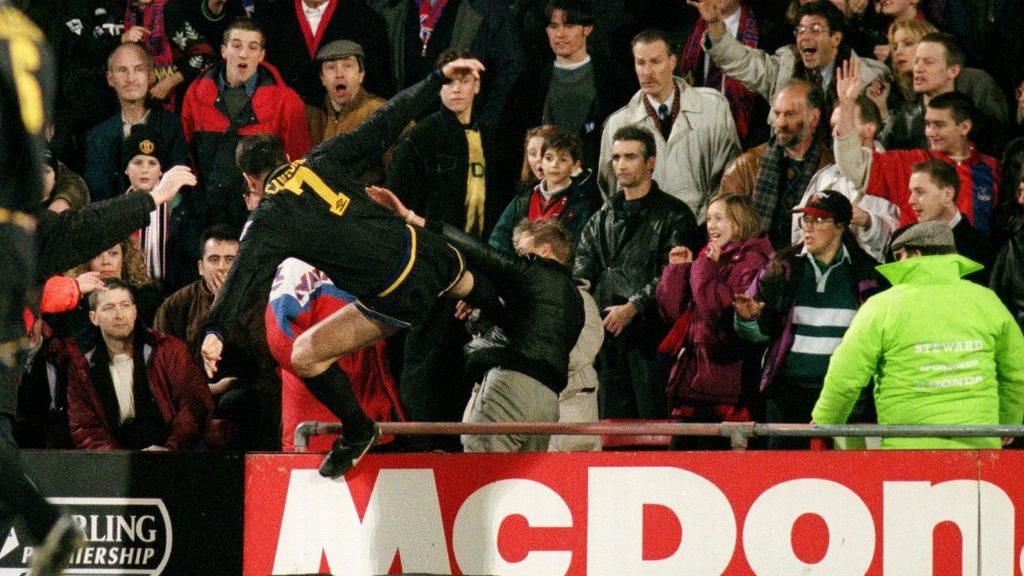 1995 Eric Cantona's infamous “kung fu kick”