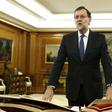 Spain's newly re-elected Prime Minister Mariano Rajoy swears an oath during a royal decree ceremony at the Zarzuela Palace in Madrid, on October 31, 2016