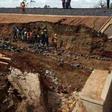 Section of SGR in Makueni that got damaged by floods