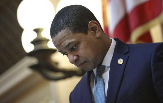 If Fairfax is forced out in Virginia, who is next in line?