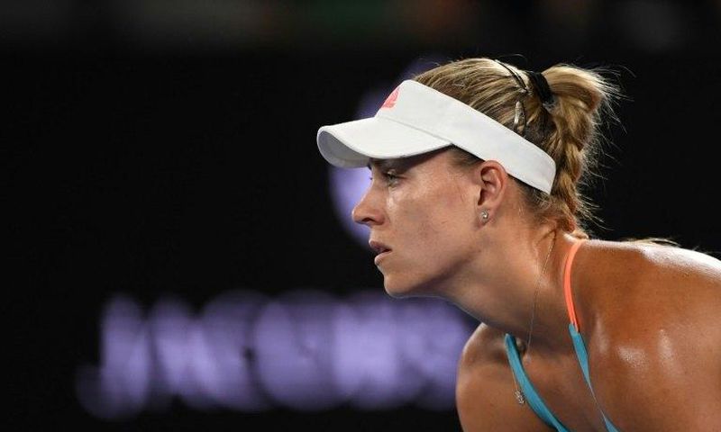 Germany's Angelique Kerber , in action on January 22, 2017, has used Dubai as a building block to repair her modest early season form