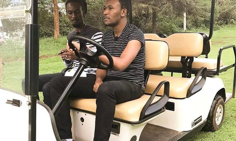 DJ Mo and a friend