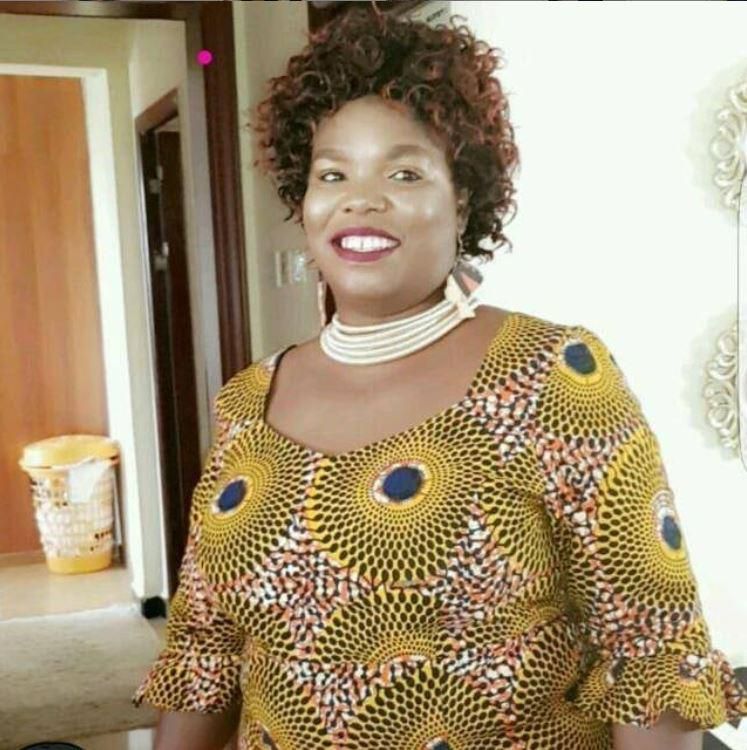 Bridget Achieng's mother who has died