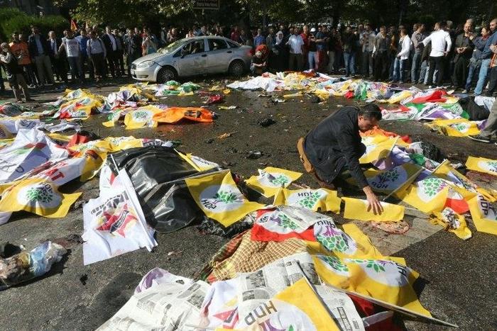 The October 10, 2015 bombing outside Ankara's main train station targeted mainly young people attending a peace rally of pro-Kurdish activists
