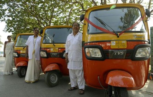 Authorities in Maharashtra State, of which Mumbai is the capital, has launched a scheme ensuring five percent of rickshaw permits go to women