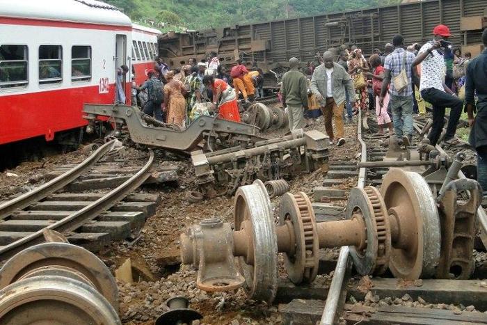 The train was travelling between Cameroon's two main cities, Douala and Yaounde