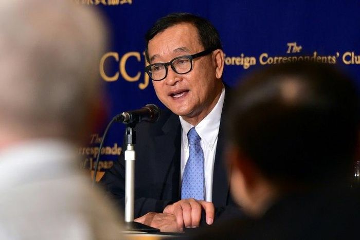 Opposition leader Sam Rainsy has not visited Cambodia since 2015, when he fled to France to avoid a two-year jail term for defamation