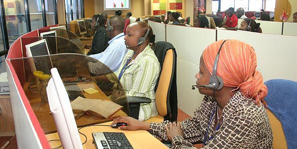 Call Centre agents (Daily Nation)