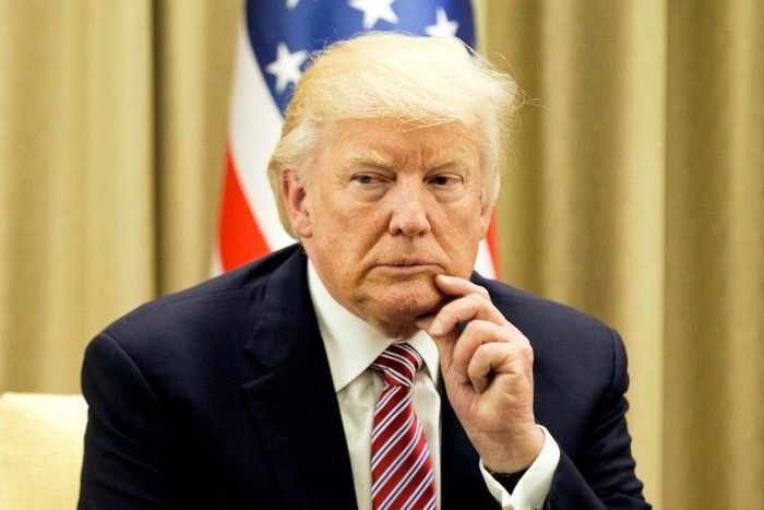 US President Donald Trump (pictured) called North Korean leader Kim Jong-Un a "madman with nuclear weapons" during a telephone call with Philippine President Rodrigo Duterte