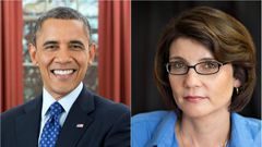 Barack Obama and Sheila Miyoshi Jager