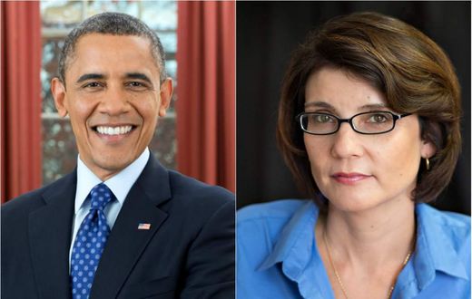 Barack Obama and Sheila Miyoshi Jager