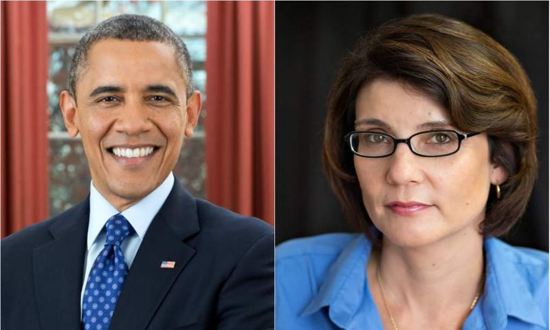 Barack Obama and Sheila Miyoshi Jager