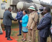 President Uhuru Kenyatta received in Kirinyaga County for the 6th annual devolution conference
