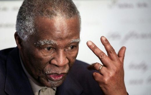 Former South African president Thabo Mbeki urges lawmakers to set aside political affiliation in next week's no-confidence vote against President Jacob Zuma