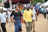 Malindi MP Aisha Jumwa with DP William Ruto (Twitter)