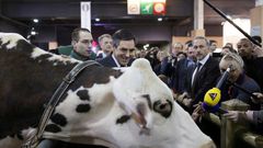 Francois Fillon visits the 2013 version of the Paris farm show but has postponed a visit to the 2017 event