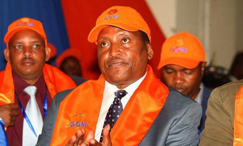 Richard Onyonka during a past ODM rally