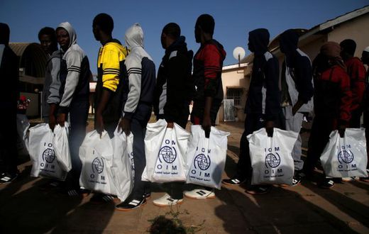 Deportees return home