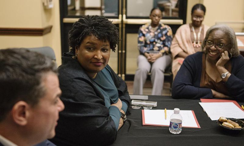 For Stacey Abrams, a Date With History