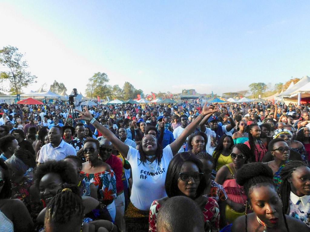Revelers enjoying performances at Koroga Festival (Image by Capital FM Kenya)