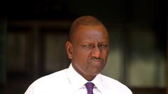 DP William Ruto reacts to reports that President Uhuru Kenyatta ordered photos of himself with Nandi Governor Stephen Sang deleted