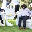 President Uhuru Kenyatta with DP William Ruto on Saturday